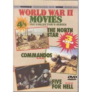 World War II Movies 3 Movies on 1 DVD The North Star, Commandos and 