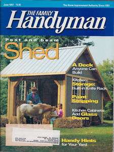 The Family Handyman Magazine June 1997  