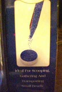   scoop ideal for scooping gathering transporting small beads unused new
