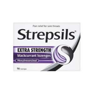  Strepsils Extra Strength 16 Blackcurrent Lozenges Beauty