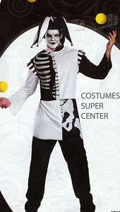 Kings Evil Jester Mens Halloween Costume XL D020  