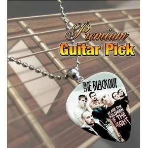  The Blackout Premium Guitar Pick Necklace Musical 