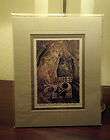 Jody Bergsma Print Alpha and Omega Signed, Double Matted Frame