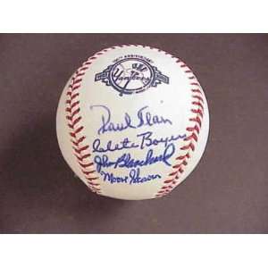 Yankees BOYER BLANCHARD BLAIR SKOWRON Signed Baseball   Autographed 