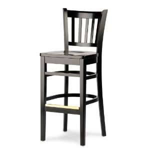 Grill Bar Stool with Black Finish