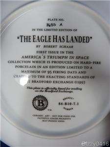 Bradford / R. Schaar Plate The Eagle Has Landed (220)  
