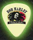 Bob Marley x 5 Glow In The Dark Premium Guitar Picks Pick Real 