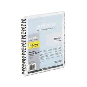   Outlink Monthly Planner Dated Refill, 8 1/2 x 11, 2012