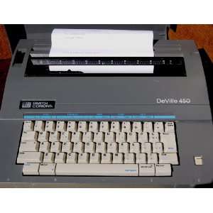   De Ville 450 Electric Typewriter Portable Correctable Electronics