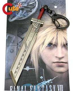 Final Fantasy Cloud Strife Sword Metal Key Chain  