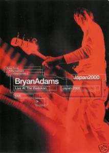 Bryan Adams   Live at The Budokan Japan 2000   DVD 606949371692  