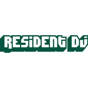  Resident DJ Removable Wall Sticker