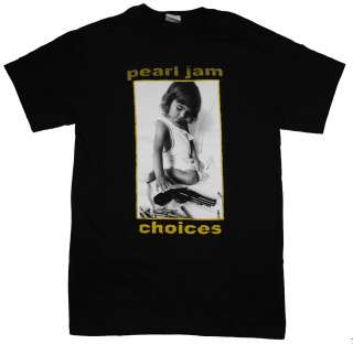 Pearl Jam Choices Artwork Rock Band T Shirt Tee  
