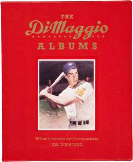 Joe DiMaggio Signed The DiMaggio Albums Hardcover Book  