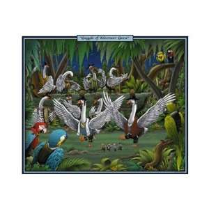   By Buyenlarge Gaggle of Klezmeer Geese 20x30 poster