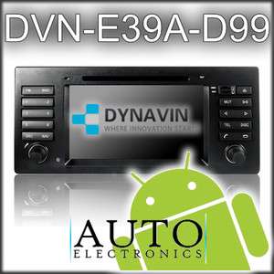 Dynavin DVN E39A ANDROID DVD/Navigation/Bluetooth for BMW E39 5 Series 