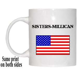  US Flag   Sisters Millican, Oregon (OR) Mug Everything 