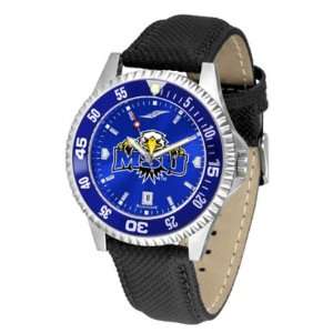 State Eagles Competitor AnoChrome Mens Watch with Nylon/Leather Band 