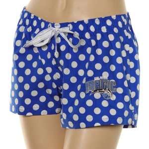  Orlando Magic Ladies Blue Polka Dot Galaxy Pajama Shorts 