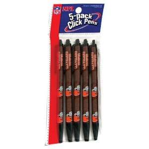  Cleveland Browns NFL 5 Pack Pen Set