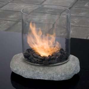  Gaiam Eco Glass Portable Fireplace, Fueled by Fanola 