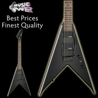 BC RICH Jr. V Standard Onyx Painted Bevels Electric Guitar   Grinding 