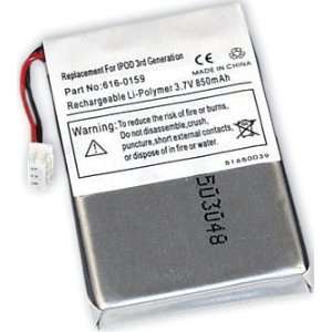  Internal Battery for Apple iPod 3 Gen 3rd Generation A1040 