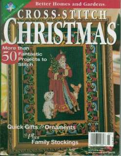   and Garden Cross Stitch Christmas Magazine XMAS Holiday BHG  