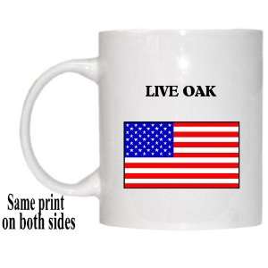  US Flag   Live Oak, Texas (TX) Mug 