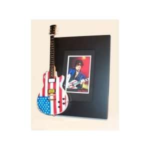   JOE PERRY Miniature Guitar Photo Frame Aerosmith Musical Instruments