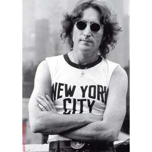  John Lennon NYC 1974 Poster Print