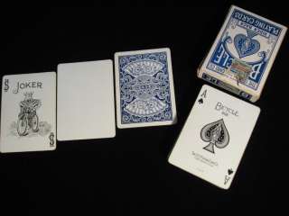 Vintage Bicycle 808 Cards Deck US Playing Card Co. Fan Back Design Tax 