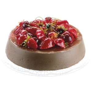  Chocolate Cake w/ Cherry & Straberry Fake Cake food 