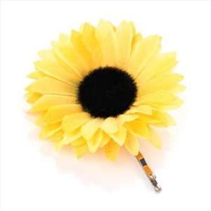  Yellow Sunflower Bobby Pin AJ23255 Beauty