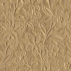Daisy Lace Metallic Paper   Gold   Large Sheets  