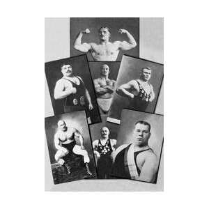  Seven Bodybuilding Champions 20x30 poster