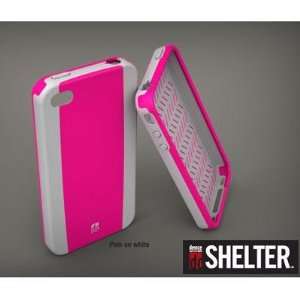    NLDS4PW1110 Shelter Case iPhone 4 Pink/Wht GPS & Navigation