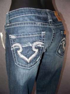 NWT Womens BIG STAR Jeans MID RISE Boot Cut HAZEL LONG  