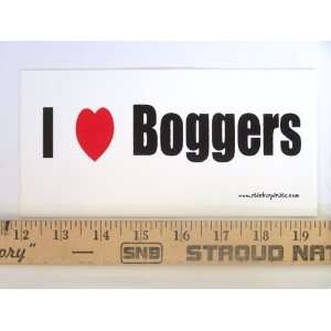  * Magnet* I Love Boggers Magnetic Bumper Sticker 