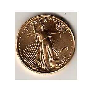    American Gold Eagle (1/10 oz) Tenth Ounce 1999 