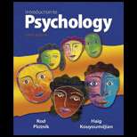Intro. to Psych.  Std. Guide 9TH Edition, Rod Plotnik (9780495908401 
