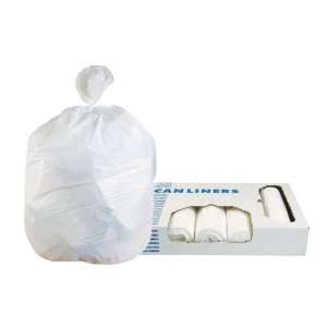 Boardwalk 4347EXH 56 Gallon 43 Inch by 47 Inch 0.6 Mil White LLDPE Can 