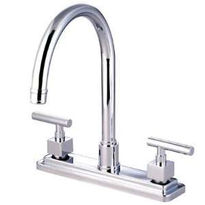Elements of Design ES8792CQLLS Tempa Two Handles 8 Kitchen Faucet 