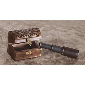  Miniature Telescope in Wood Gift Box