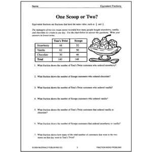  Quality value Fraction Word Problems Reproducible By 