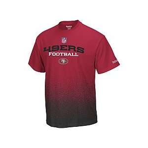  Reebok San Francisco 49ers Drift Sideline T Shirt Medium 