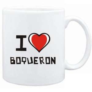Mug White I love Boqueron  Cities 