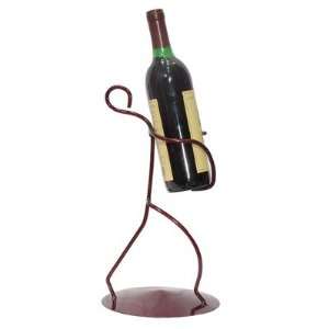  Iron Borracho Wine Bottle Holder (Front) Finish Merlot 