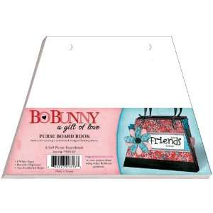  Bo Bunny Purse Board Book 6.5X9 6 White Pages [Kitchen 