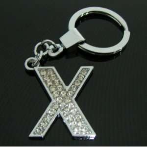  Letter X Keychain (Diamante) 